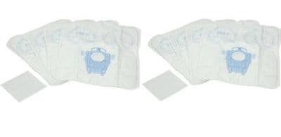 Bosch Type P Microfibre Vacuum Cleaner Dust Bags X 10 & 2 Filters 468264