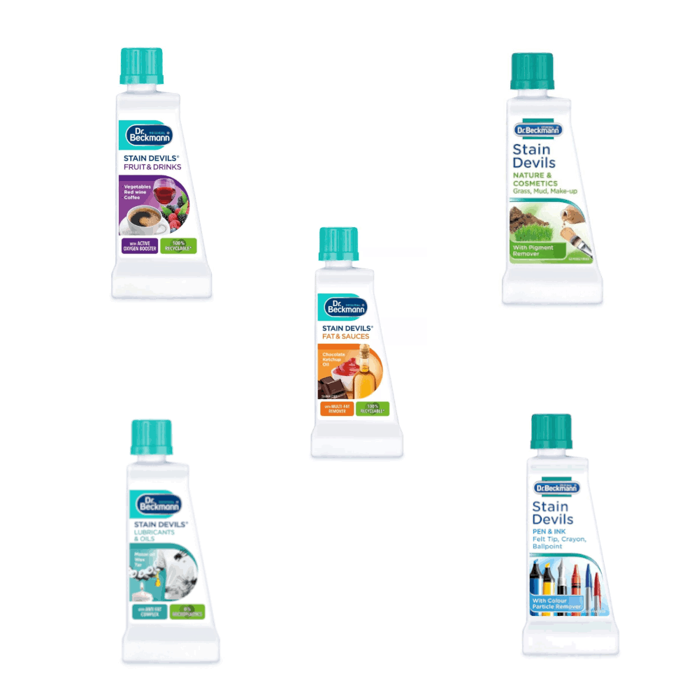 Dr Beckmann Stain Devil Ultimate Set - 5 Varieties For A Huge Number Of Stains