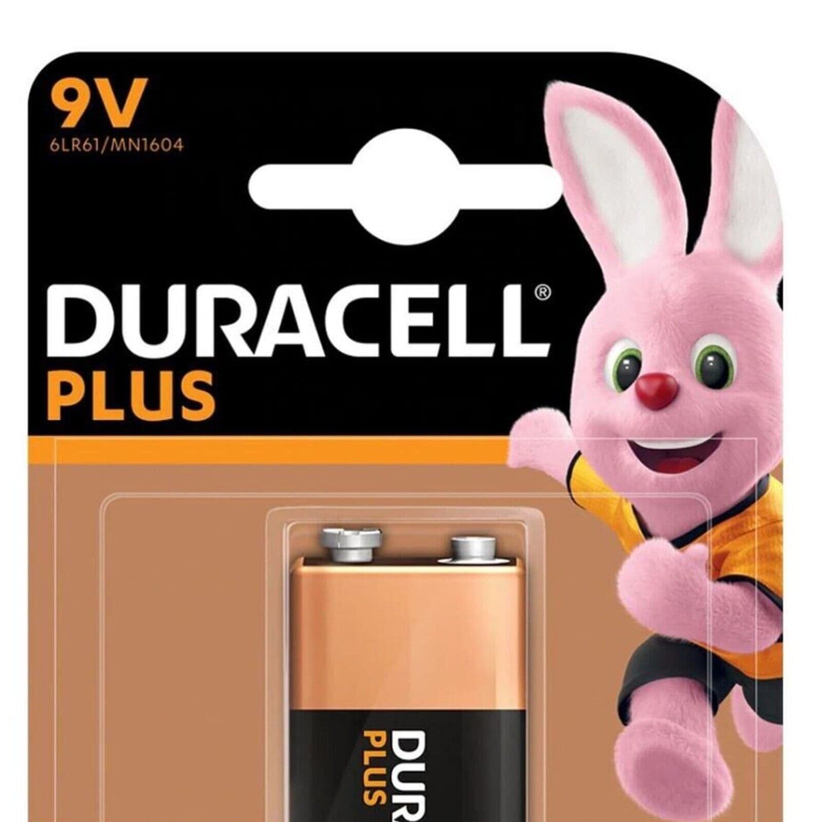 Duracell 9V Plus Battery PP3 6LR61 MN1604B1P Alkaline Battery Long duracell-9v-plus-battery-pp3-6lr61-mn1604b1p-alkaline-battery-long