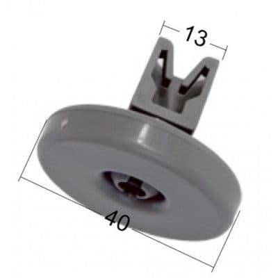 Electrolux Zanussi Aeg Dishwasher Lower Basket Wheel 50286965004