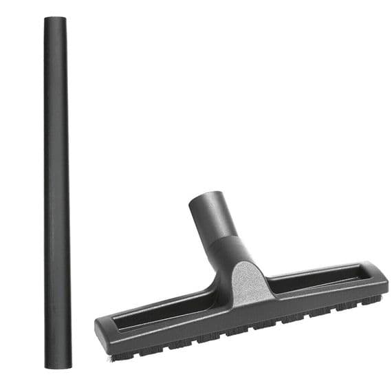 Extension Pipe Floor Tool For Karcher Wd2 Wd3 Wd4 35mm Vacuum Bristles Wheels