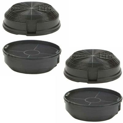 Filter Elica F00479/1s Cfc0141497 Ch60ss Prf0004022a Cooker Hood 4 Pack Genuine