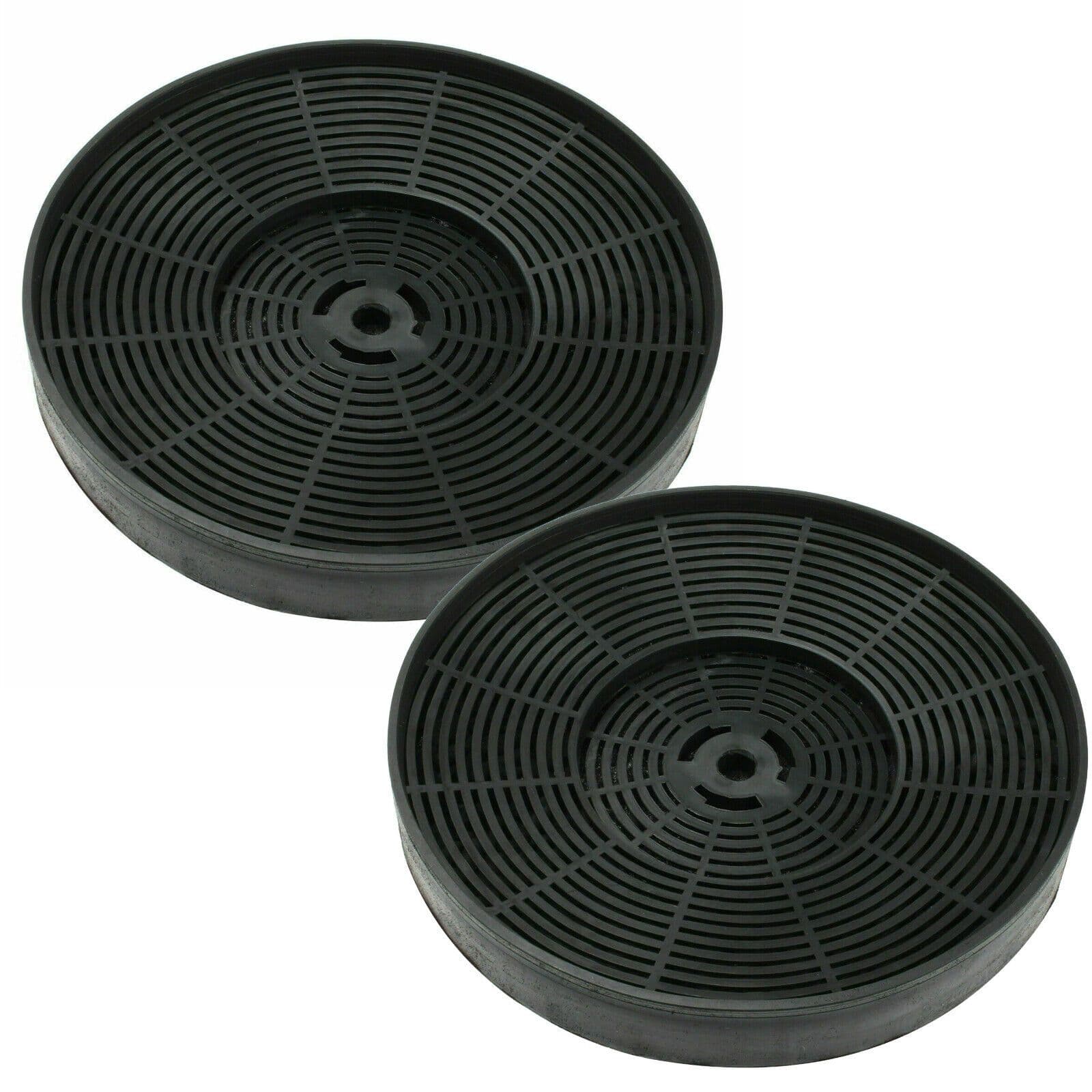 SPARES2GO Aktivkohlefilter Für SIA SIA2 Dunstabzugshaube | 2 Stück, 175 Mm, Gegen Gerüche & Fett