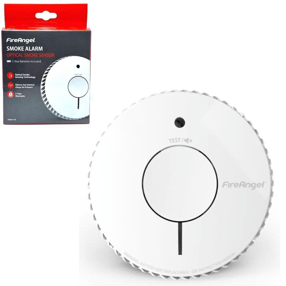 FireAngel Smoke Alarm Detector Optical FA6615R