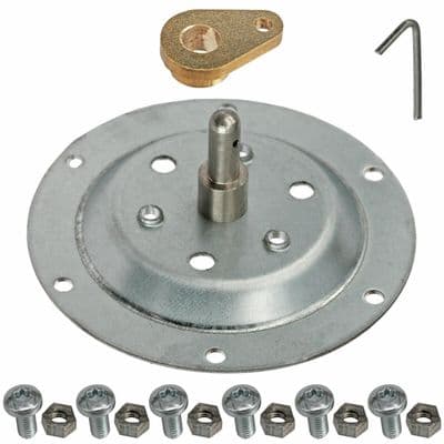 FITS HOTPOINT TUMBLE DRYER SHAFT REPAIR KIT REAR PLATE BEARING 4 RIVETED DRUMS