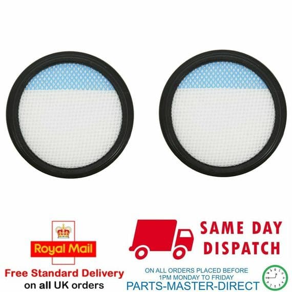 FITS VAX BLADE 24v 32v CORDLESS VACUUM CLEANER PRE MOTOR FILTER PACK OF 2