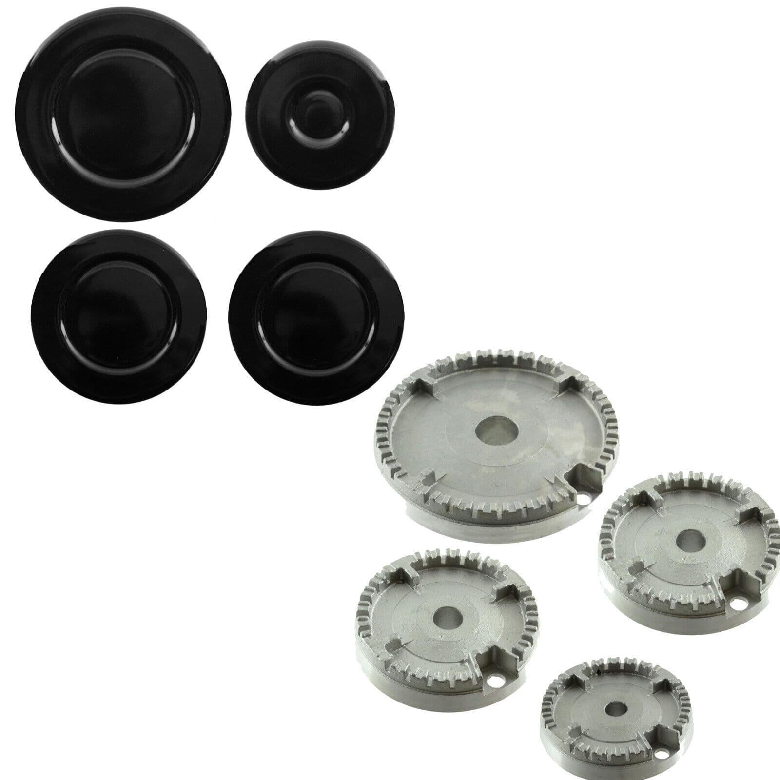 For Hotpoint Creda Cannon Gas Hob Burner Flame Cap Small Medium 
