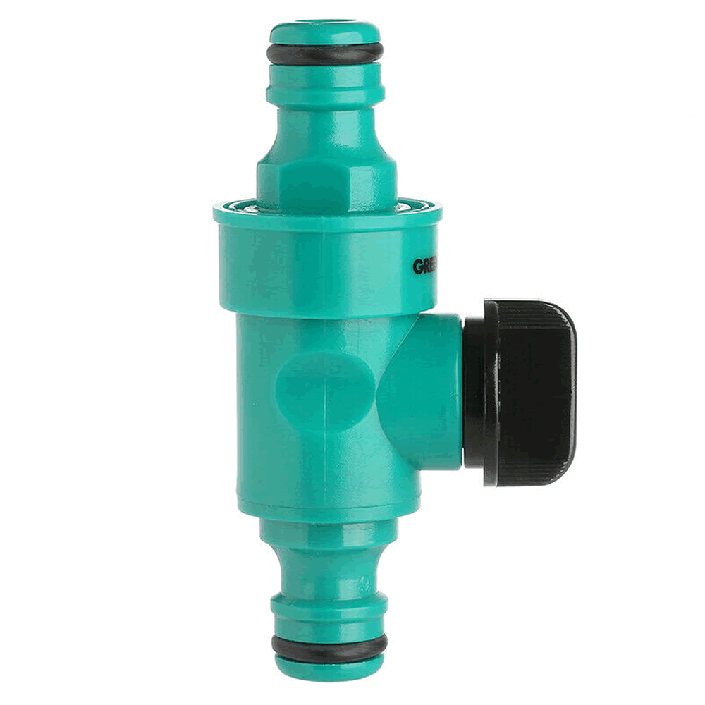 Garden Hose Quick Stop Valve With Double Male Connectors for Quick ...