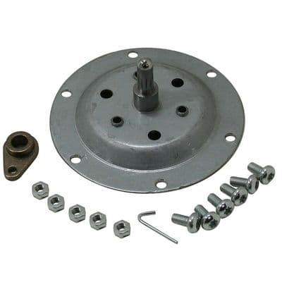 GENUINE ARISTON TUMBLE DRYER SHAFT REPAIR KIT REAR PLATE BEARING 4 RIVETED DRUMS