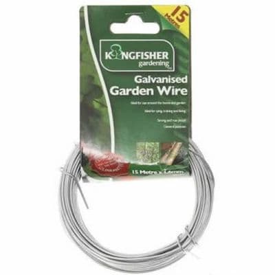 Heavy Duty Galvanised Garden Wire For Plants Fencing Trellis Wire 1.6Mm 15M