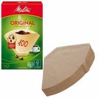 Melitta 100 Aromapor Type Brown Coffee Filter Papers X 80 Pack