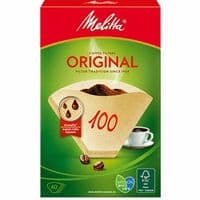 Melitta 100 Aromapor Type Brown Coffee Filter Papers X 80 Pack