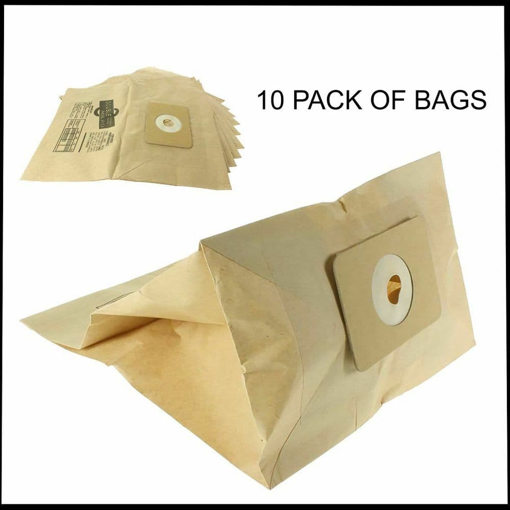 Numatic Charles Edward Gve Vacuum Cleaner Dust Hoover Bags 10 Pack