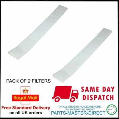 NUMATIC HENRY HETTY GEORGE POD SIDE FELT NOISE FLUFF FILTER 203020 x 2 GENUINE
