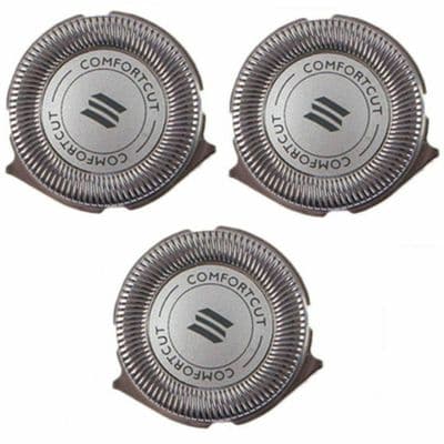 Philips Auqatouch S5420 S5000 S6000 Hq8 Rotary Shaver Head Sh50/50 3 Pack