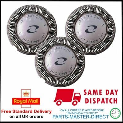 Philips Shaver Head Norelco Hq55 Hq56 6859 6849 Hq6605 Hq6868 Series 3 Pack