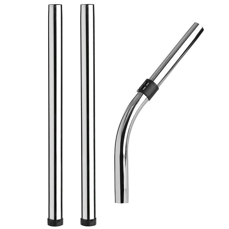 Screwfix Titan Vacuum Cleaner Hose Extension Pipe Bent End And Tubes Chrome