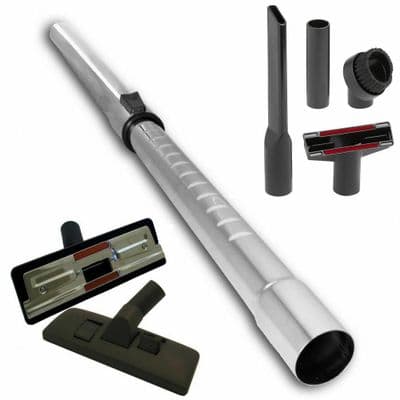 SCREWFIX TITAN VACUUM CLEANER TOOL KIT TELESCOPIC TUBE HOOVER ROD PIPE BRUSHES