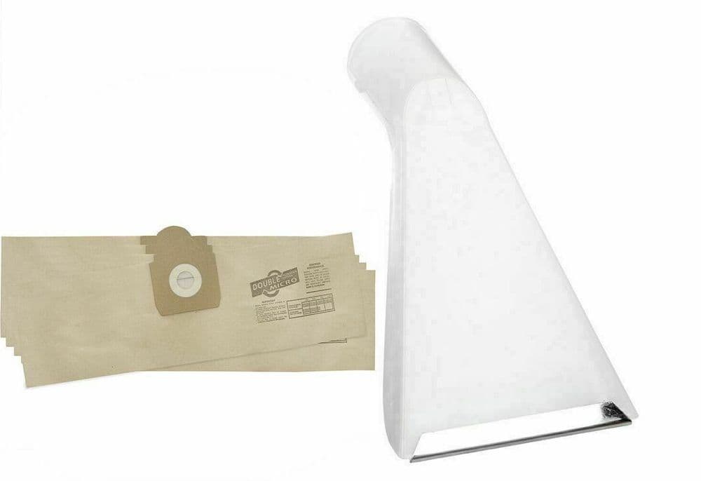 Screwfix Titan Wet & Dry Vacuum Extraction Nozzle Tool & 5 Pack Dust Bags