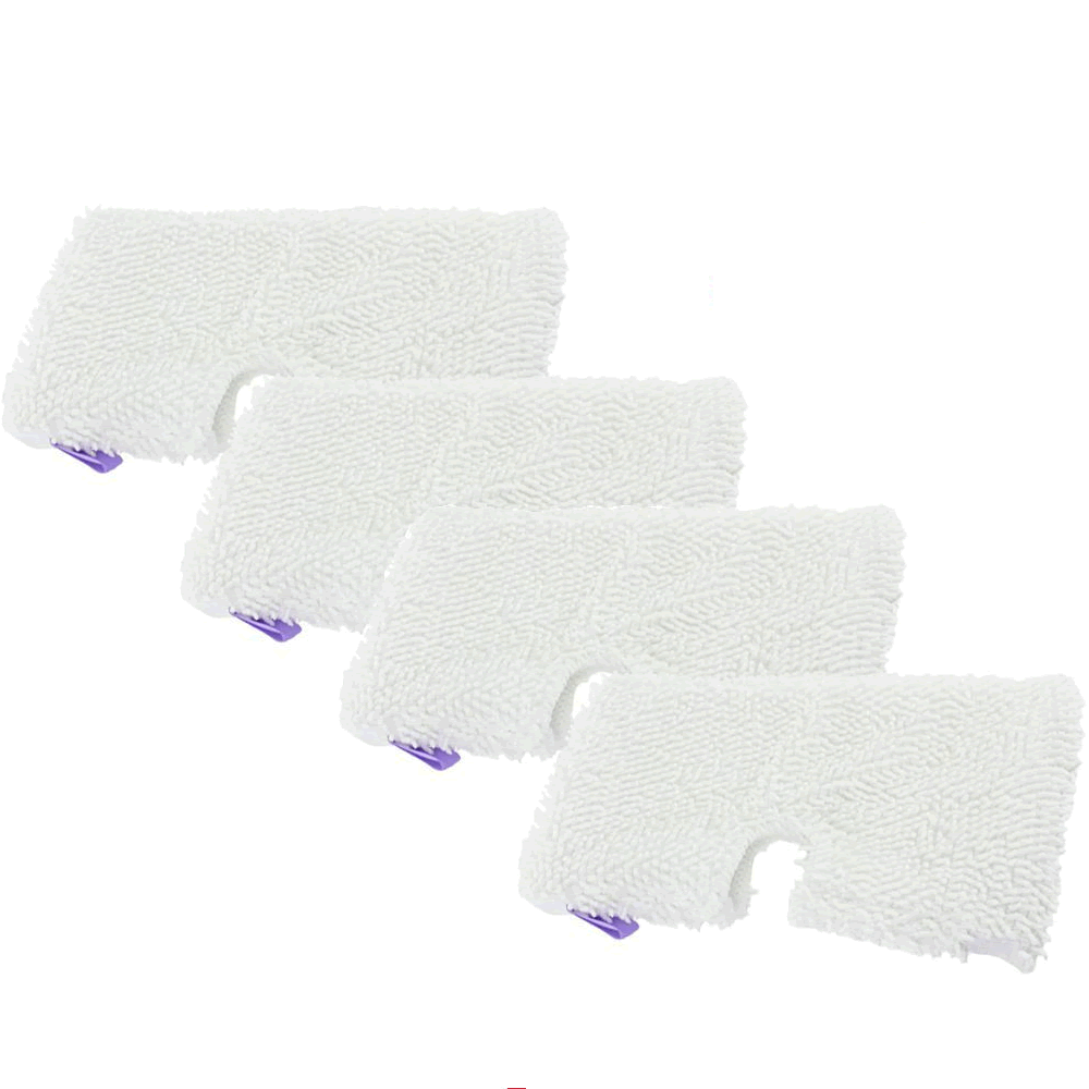 Set of 4 Mop Pads. Fits Shark S3601 S3901 Series Steam Pocket Floor Cloth Head.