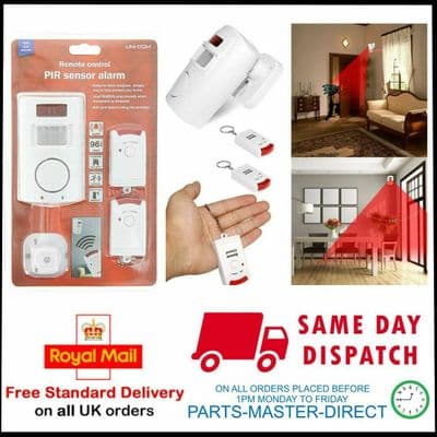Shed Home Garage Caravan Remote Control Pir Wireless Motion Sensor Alarm