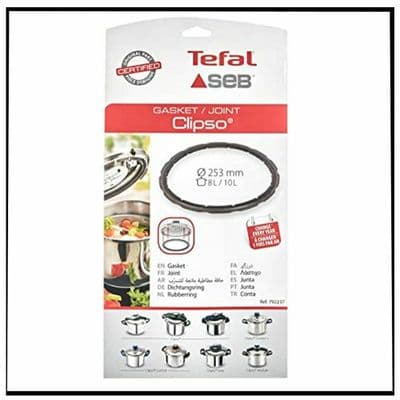 Tefal 8l 10l Clipso Pressure Cooker 253mm Rubber Gasket Seal Ring