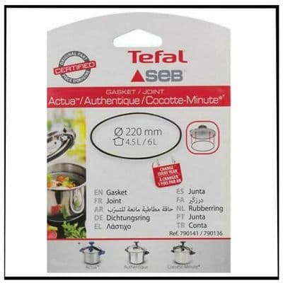 Tefal Cocotte-Minute Authentique Inox 4.5l 6l Pressure Cooker Gasket Seal 220mm