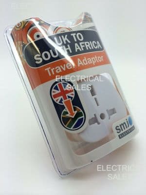 Uk England Gb Europe To South Africa Mains Plug Travel Adaptor