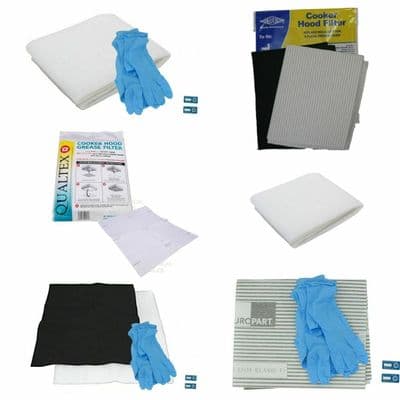 UNIVERSAL COOKER HOOD EXTRACTOR FAN REPLACEMENT GREASE CHARCOAL PAPER FILTERS