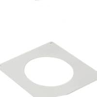 Universal White 100mm Cooker Hood Gravity Outlet Venting Kit. 1m tube length