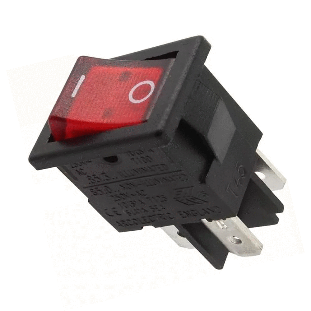Vax 2000 On/Off Mains Push Button Rocker Switch FSW45 Replacement Part