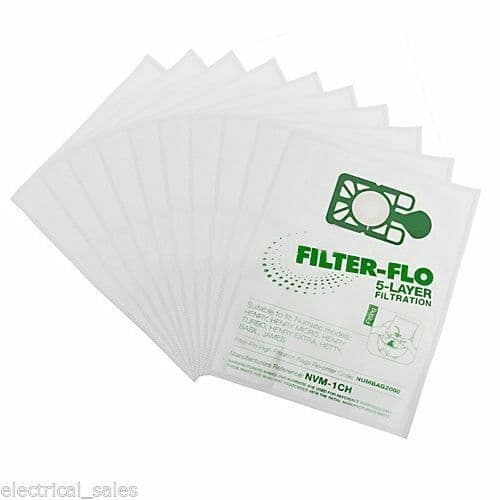 Viper Dsu10 Dsu12 Dsu15 Dsu Series Microfibre Vacuum Cloth Dust Bag X10