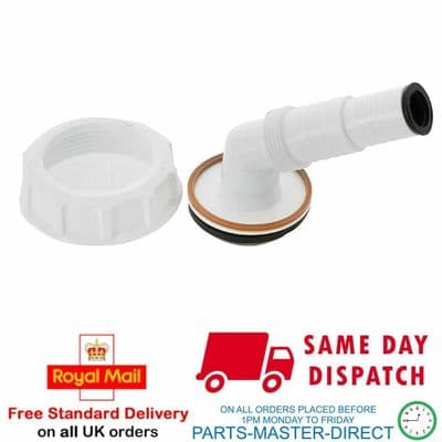 Washing Machine and Dishwasher Plastic To Cooper Waste Pipe Hose Connector Adapter