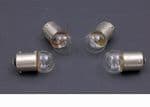 12v-23 watt BA15s Clear/Amber Indicator Bulbs. Priced Per Kit (x4 Bulbs Standard Pin)