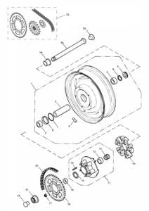 3600022 t0301 Rear Wheel Oil Seal.