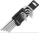 9 Pc Torx Star Key Set Extra Long T10 to T50