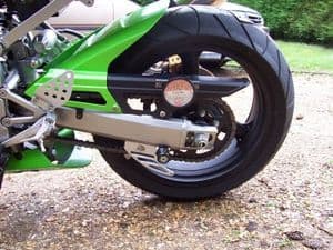 955i SPRINT ST 1998-04: R&G Toe Chain Guards - Aluminium - Silver R&G TG0002A2