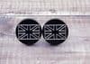 Air & Water Cooled Bonneville & Thruxton Rear Footpeg Eliminator Kit: (Union Flag Logo)