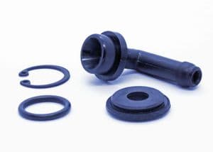 Angled Inlet To Master Cylinder With Seat/Circlip Kit