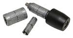 Bar End Weights Black 22mm/25mm Open Ended bars