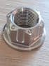 Bonneville 1200/Bobber/Speed Twin/Thruxton 1200. Titanium Flanged Axle Nut M18 x 1.50mm.