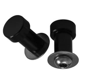 Bonneville/T100/America/Speedmaster Mirror Delete/Mirror Hole Blanking Plug Set. (Inch Bars Only!)
