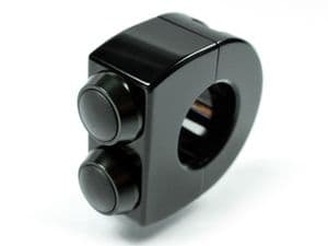 Bonneville/T100/SE/Scrambler/Thruxton: Handlebar Custom 'M Switch' Gear Dual Button 25mm Bars.