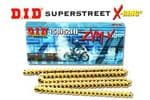 BONNEVILLE T100/SE Upto 2015: DID ZVMx (ZVM2) 525-104 Extreme Heavy Duty X-Ring Gold Chain