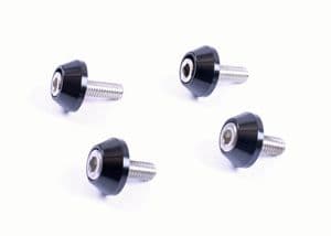 Bonneville/T100/T120/Thruxton/Scrambler/Street Twin: Shock Absorber Bolt Dress Up Kit Black.