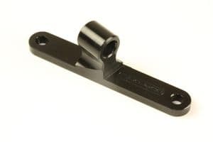 Bonneville Thruxton & Scrambler Clutch Cable Guide/Terminator Bracket: BLACK.