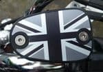 Bonneville Thruxton T100 & Scrambler. Brake Fluid Cap "Union Flag Logo" Black MONO/MATT.