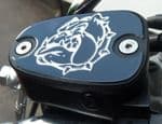 Bonneville Thruxton T100 & Scrambler. Brake Fluid Cap. 'British Bull Dog'