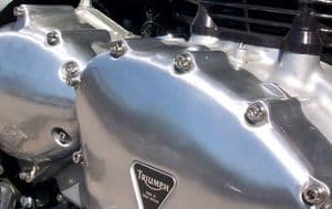 Chrome Engine Cover Bolt Set: America, Speedmaster, Thruxton Bonneville T100 & Scrambler. Clearance Price!
