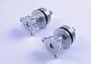 CNC Triumph Fork Preload / Ride Height Adjusters For 41mm Triumph Forks. Silver.